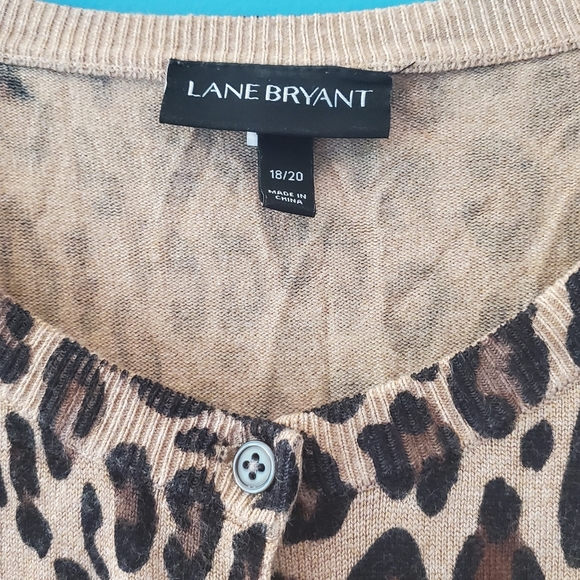 Lane Bryant animal print cardigan - Picture 5 of 5
